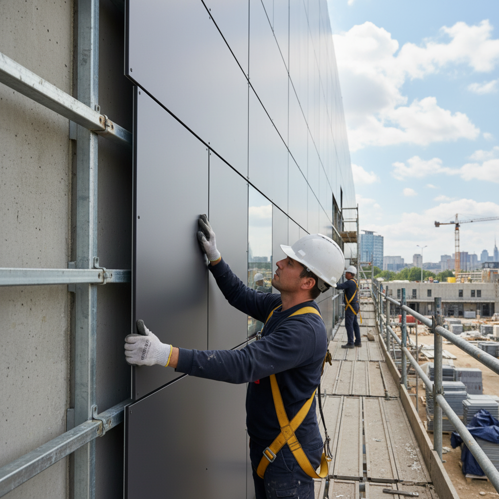 Premium Aluminium Composite Panel Sheet Grey 7016 Matt/Gloss - Lightweight, High Gloss, and Versatile for Signage and Displays