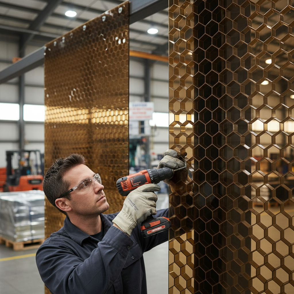 Premium Honeycomb Composite Acrylic Sheet - Bronze Finish, Lightweight, Rigid & Impact Resistant for Versatile Applications