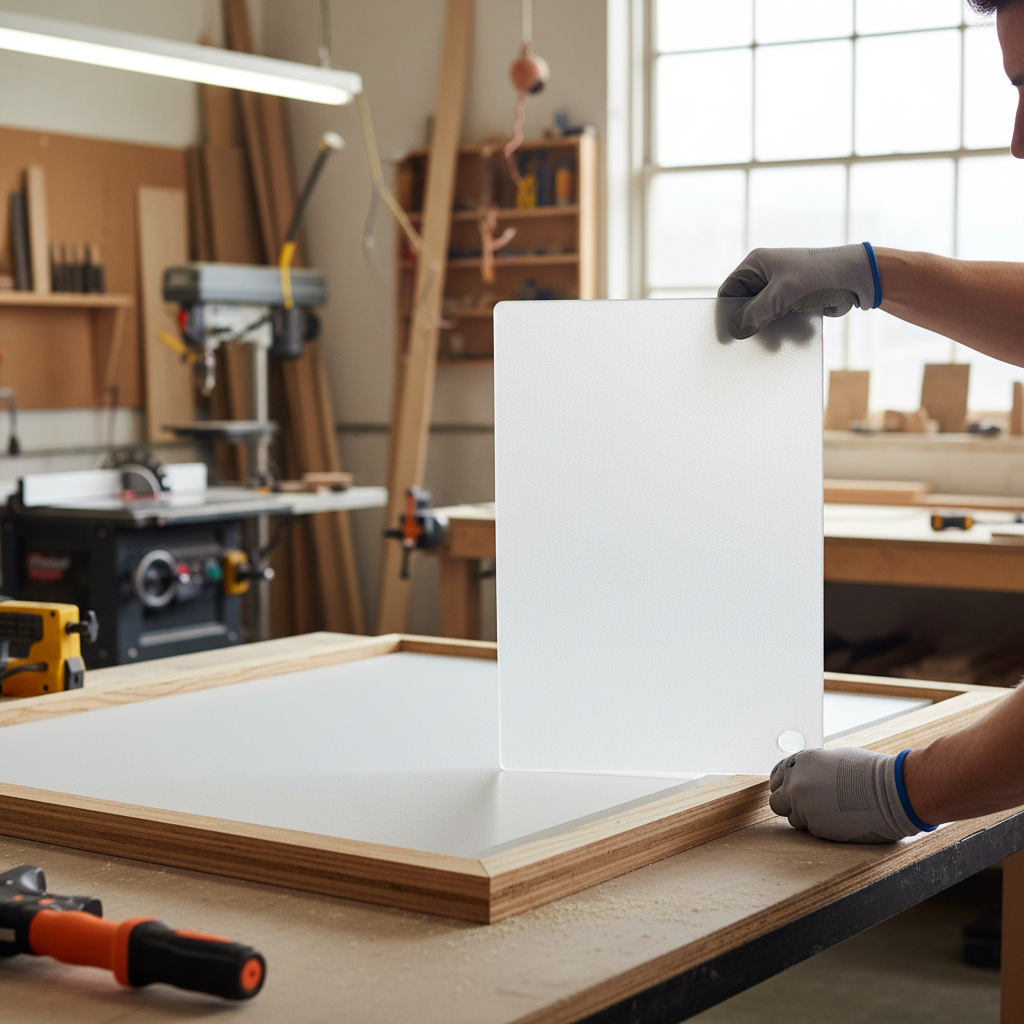 Premium High-Performance Frosted White Acrylic Sheet with Double-Sided Matt Finish for Interior Design and Signage Applications