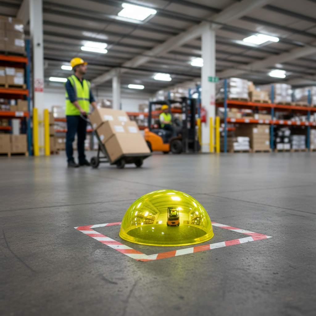 Premium Acrylic Fluorescent Yellow Hemispherical Dome for Versatile Use in Architectural Models, Theatre Props, and Retail Displays