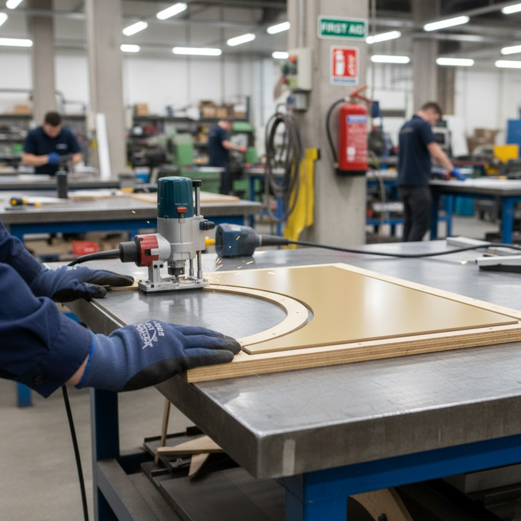 Premium Gloss-Matt Gold Metallic Acrylic Sheet - High-Performance Durability and Surface Hardness for Interior Design and Signage