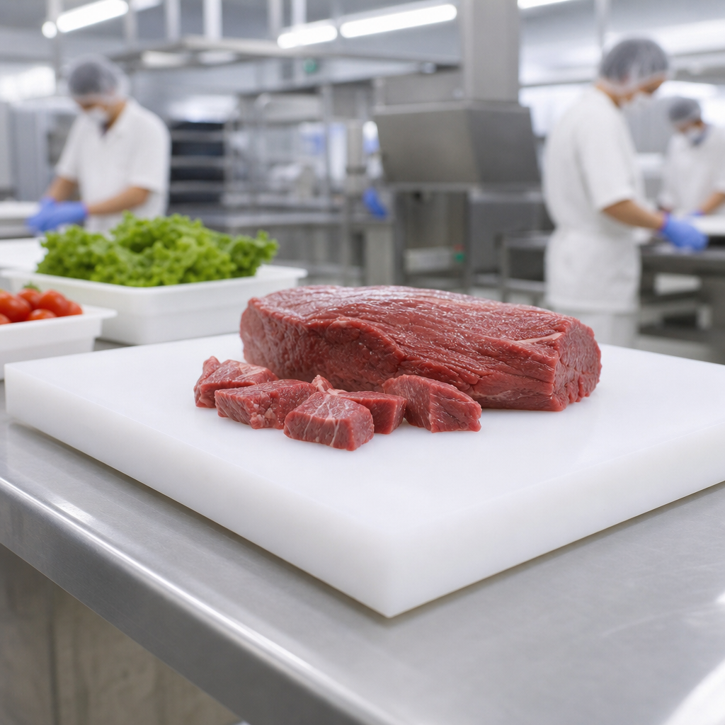 High Density Polyethylene Sheet for Food Industry Applications 15mm to 60mm thick