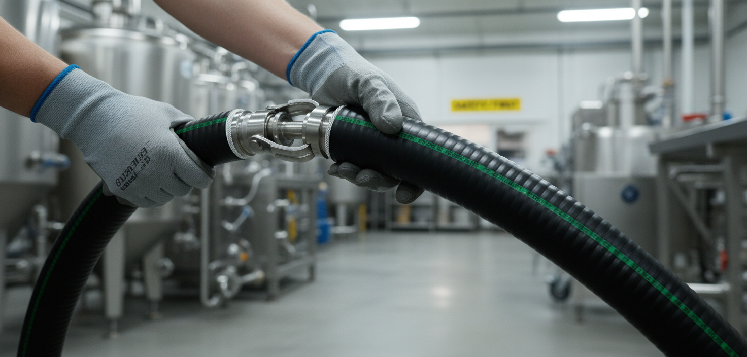 Premium High-Performance Food-Grade PVC Hose with Steel Spiral Reinforcement for Suction and Delivery of Liquids