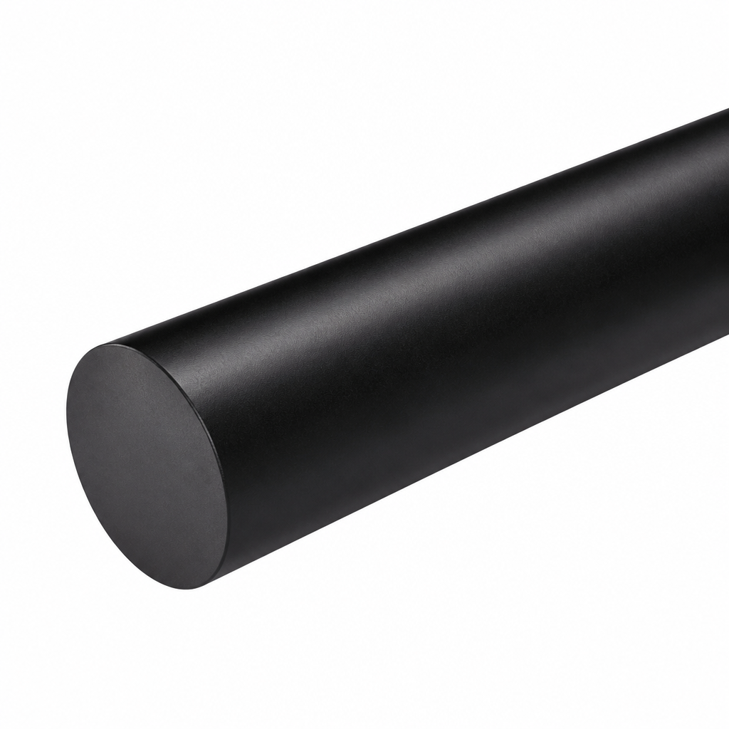 Acetal C Black Rod for Food Applications (Various Sizes) 100mm to 250mm diameter