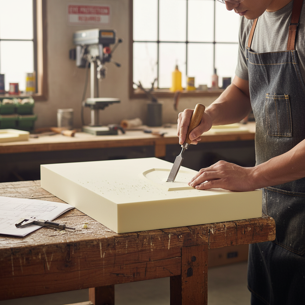 Premium Low Density Polyurethane Model Board Sheet - Lightweight, Easy to Shape, White with High Compressive Strength