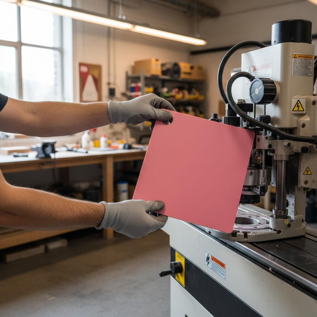 Premium Acrylic Sheet in Raspberry Sorbet Color - 3mm Thick with Gloss and Matt Finish for Versatile Applications