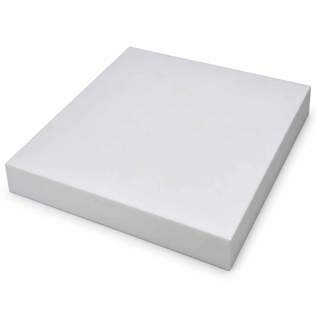 PTFE Natural Sheet for High-Temperature Applications 40mm to 50mm thick