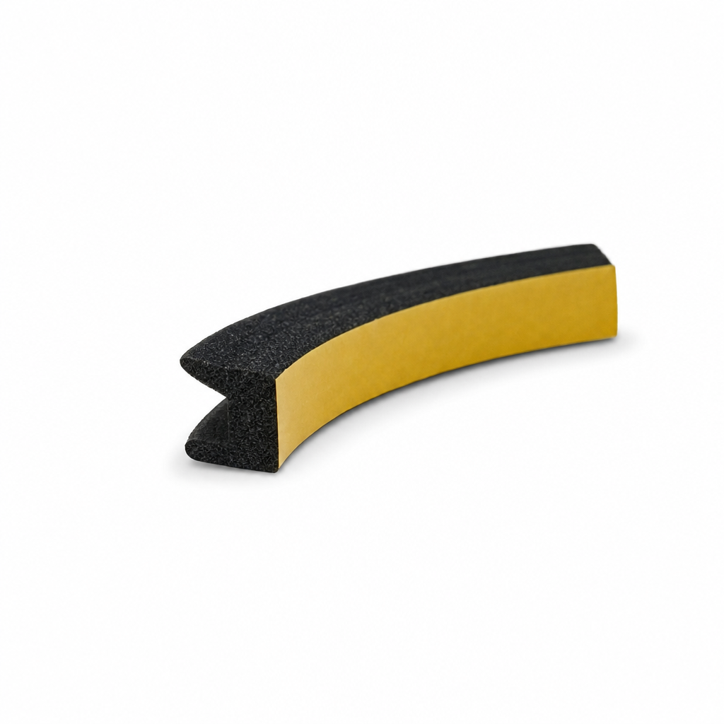 Adhesive Backed Neoprene Sponge Strip 12mm x 5mm – 6m Roll