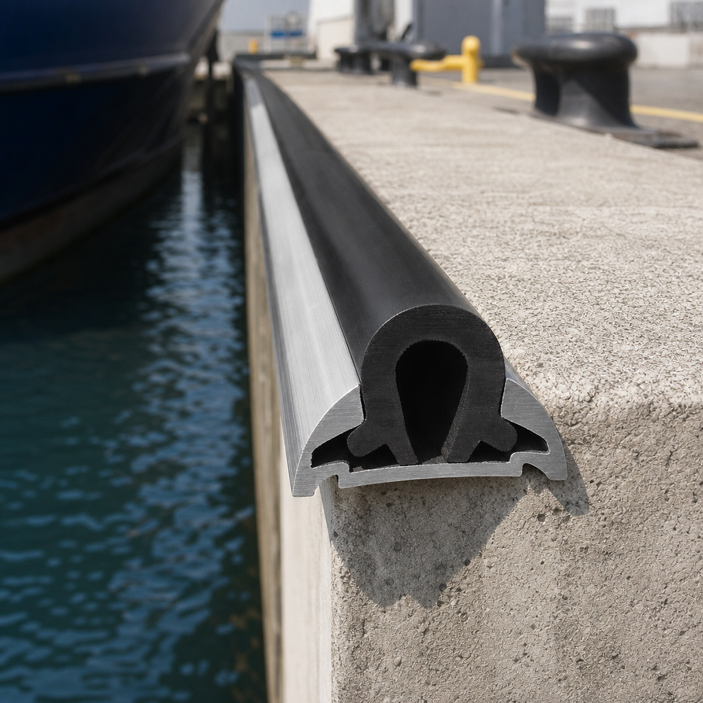 Aluminium Fender 50mm x 24.4mm – 3.65 Metre Length