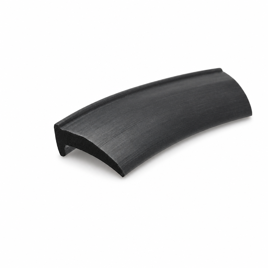 Rubber Flipper Section Seal 17.8mm x 7.9mm – Per Metre