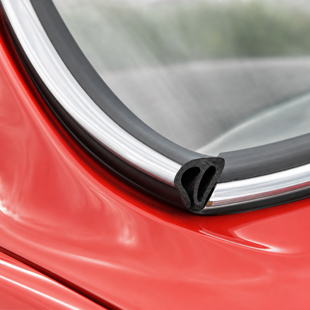 Windscreen to Body Rubber Seal 24.2mm x 27.3mm – 1.409m