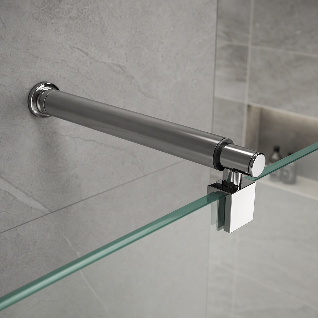 Adjustable Telescopic Shower Support Bar – 700-1200mm – BAR001
