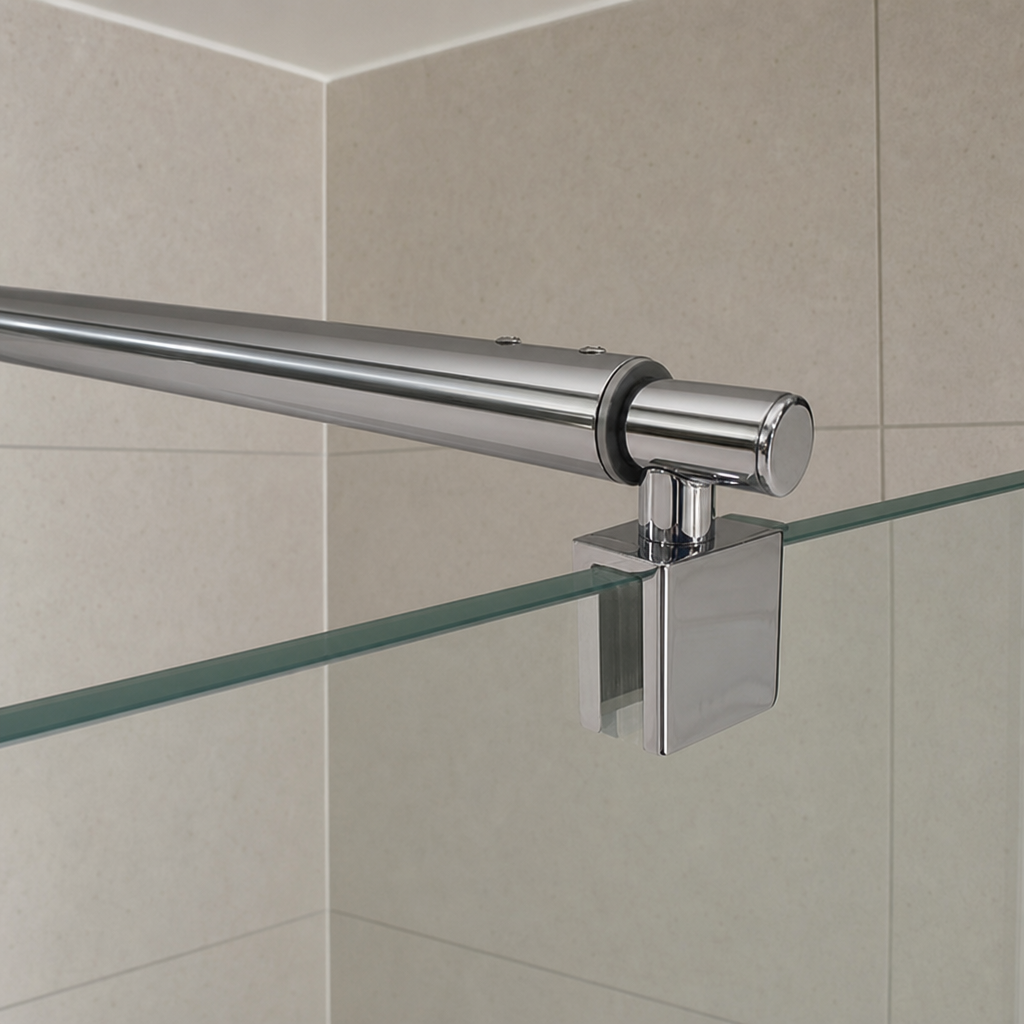 Adjustable Telescopic Shower Support Bar – 700-1200mm Gap