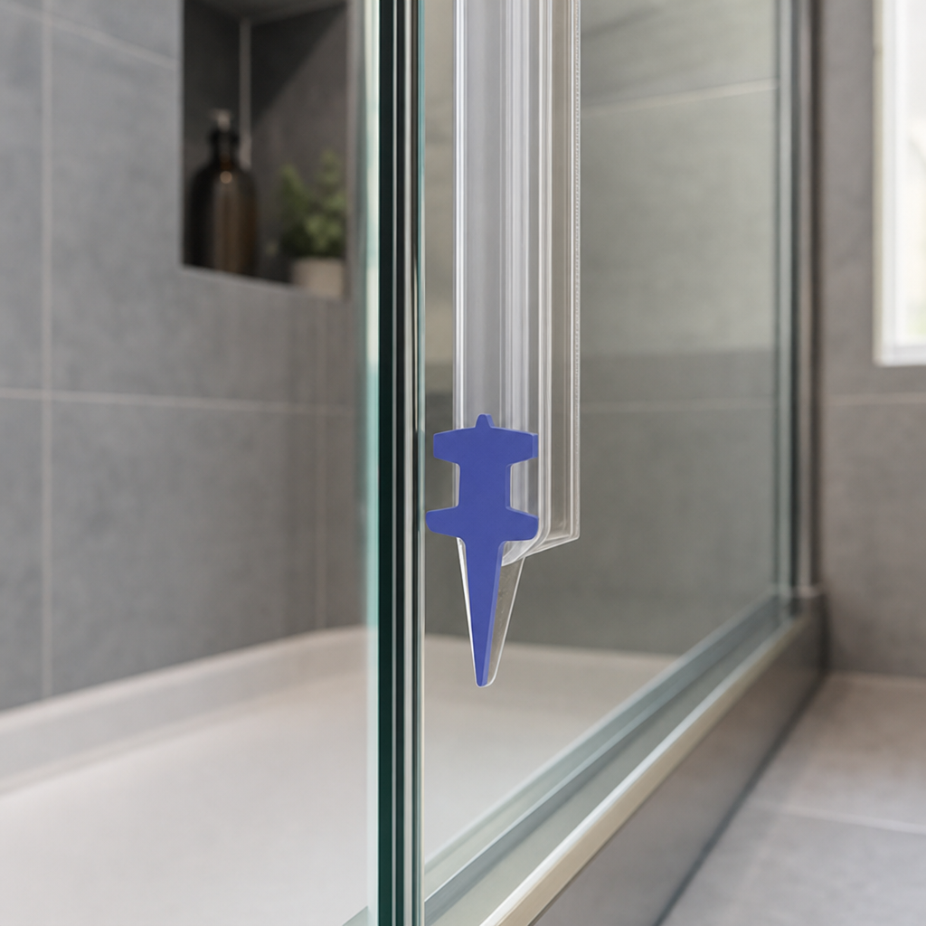 Bifold Channel T Shower Seal – 5mm Channel, 8-13mm Gap