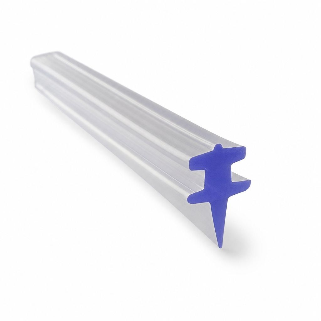 Bifold Channel T Shower Seal – 5mm Channel, 8-13mm Gap