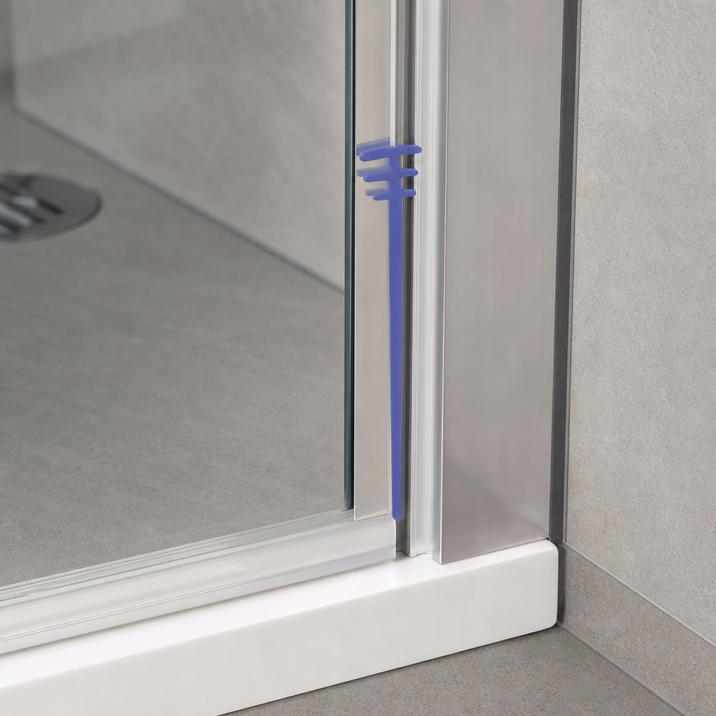 Bifold Channel T Shower Seal – Fits 4-8mm Channels, 32mm Tall
