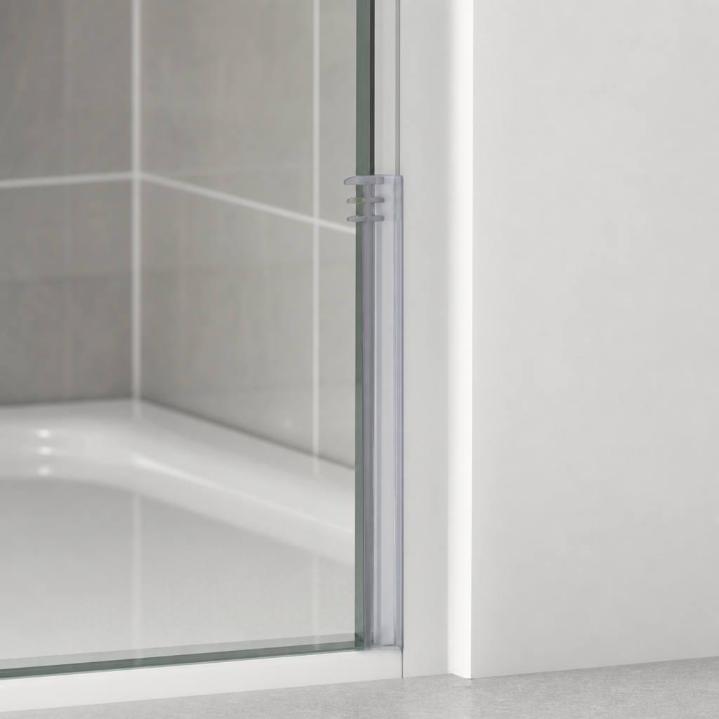 Bifold Channel T Shower Seal – Fits 4-8mm Channels, 32mm Height