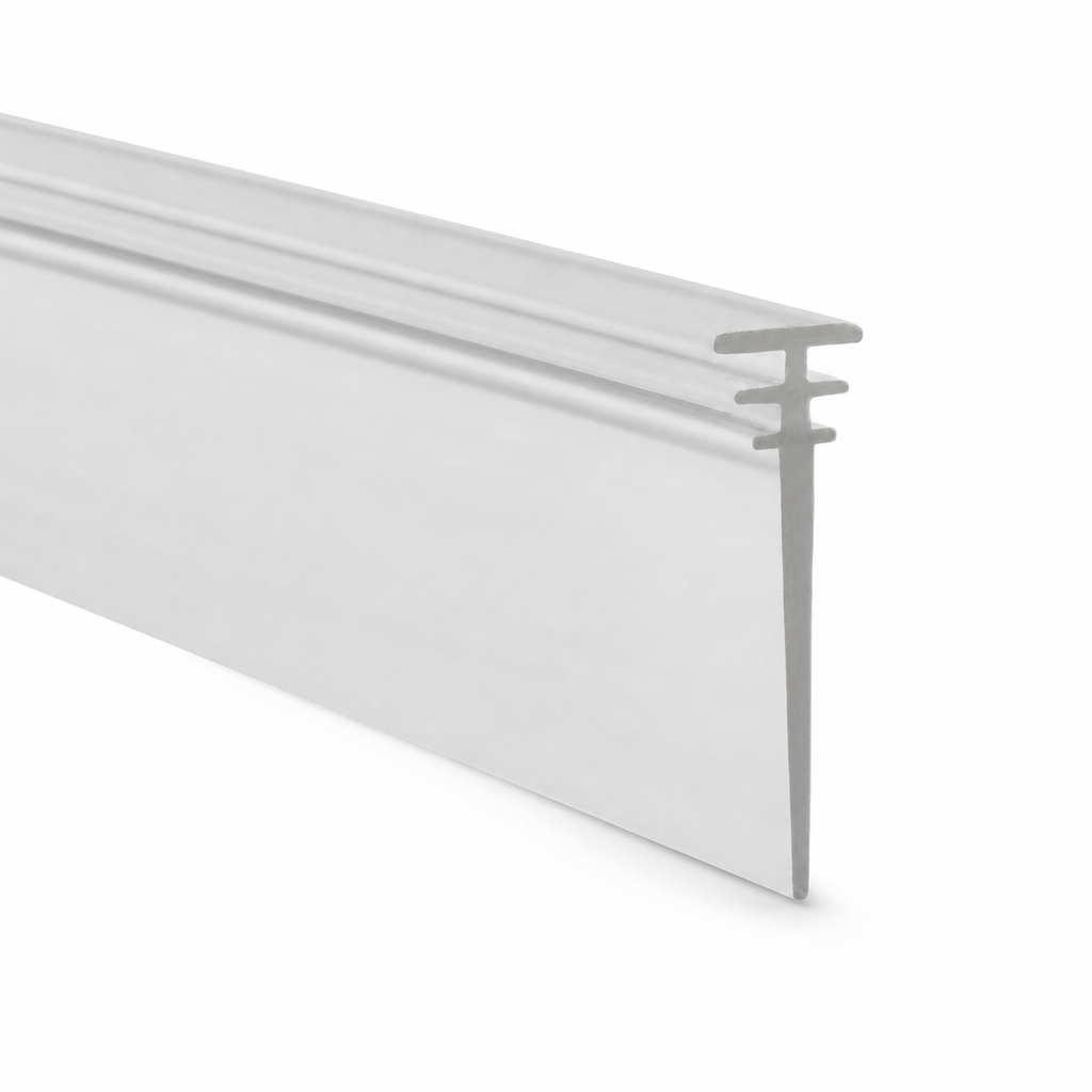 Bifold Channel T Shower Seal – Fits 4-8mm Channels, 32mm Height