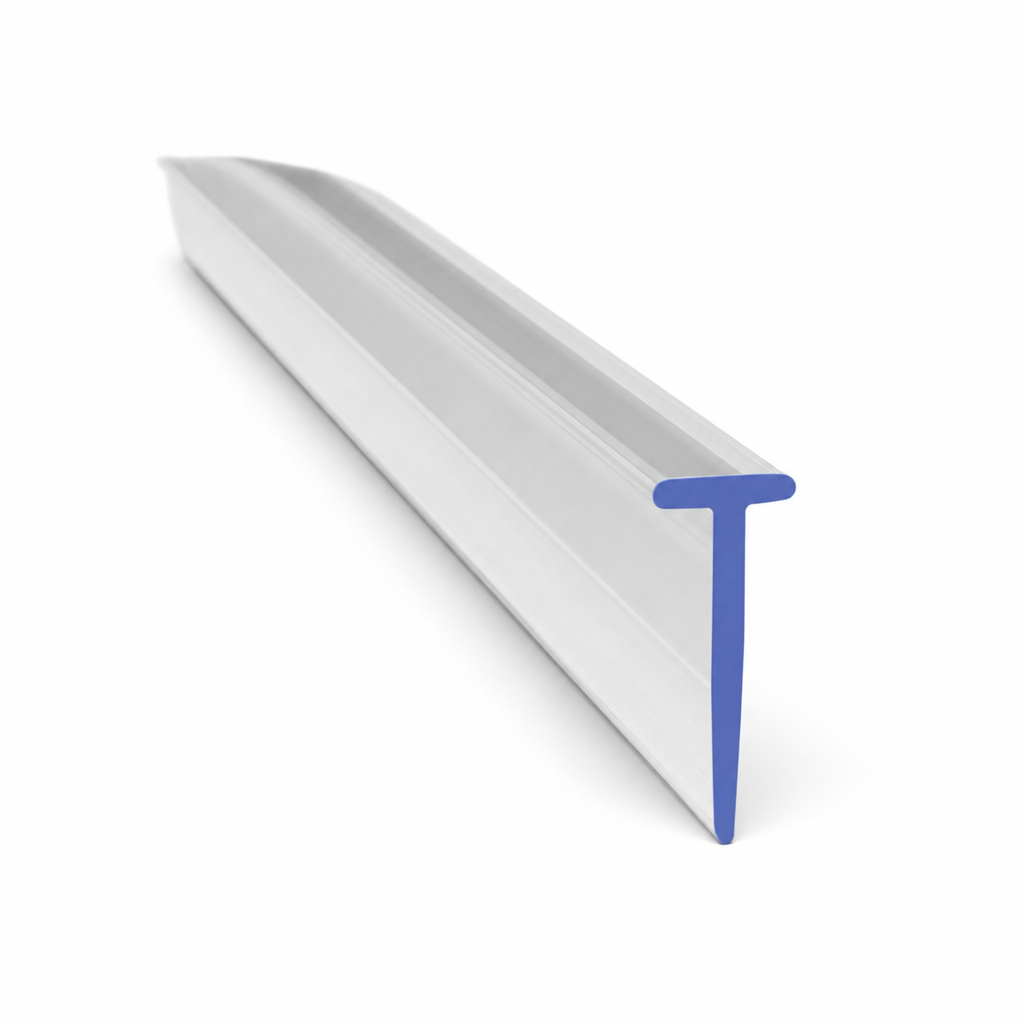 Bifold Channel T Shower Seal – Fits 6mm Channel, Seals 16-21mm Gap