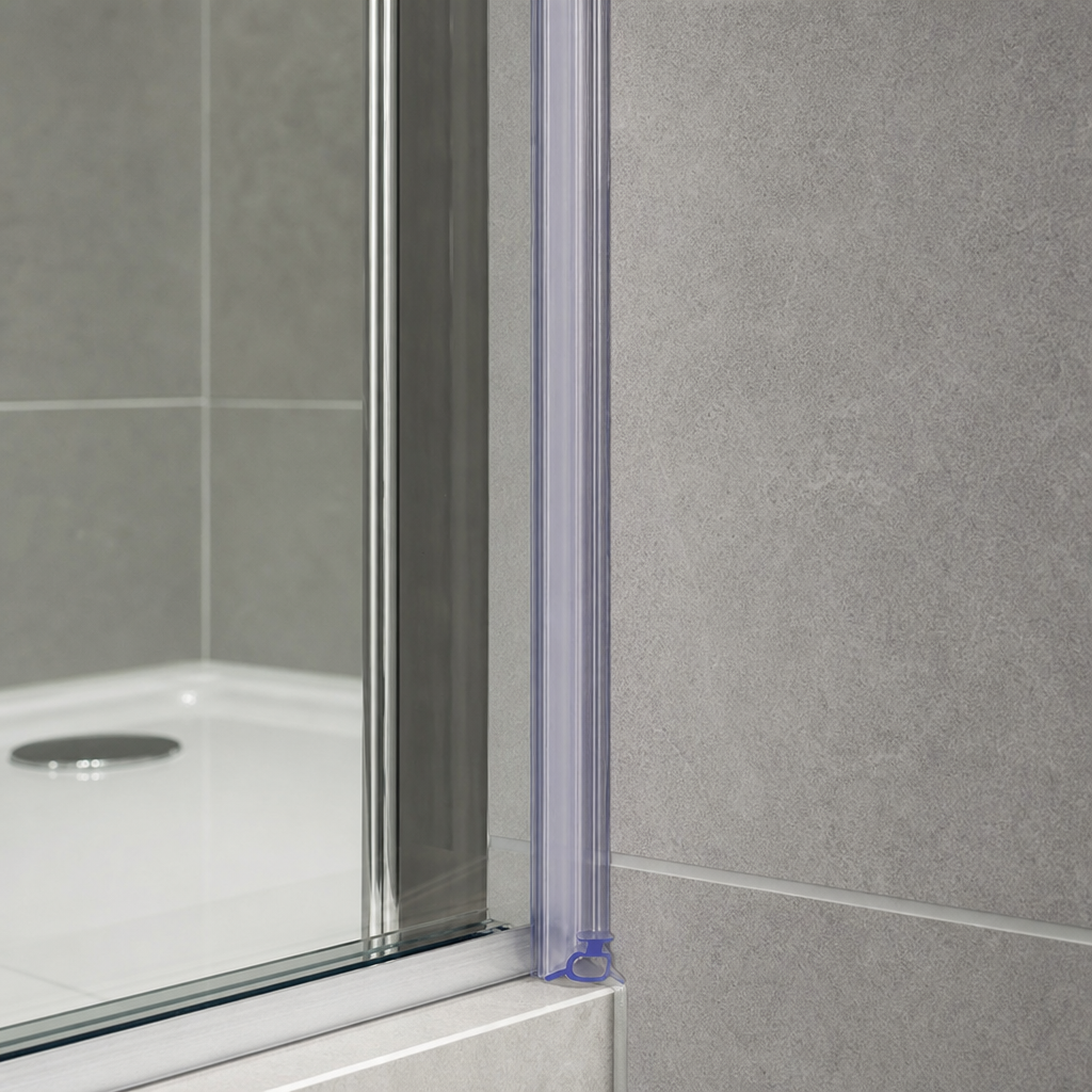 Bifold Channel T Shower Seal – 5mm Wide for 3-8mm Gap