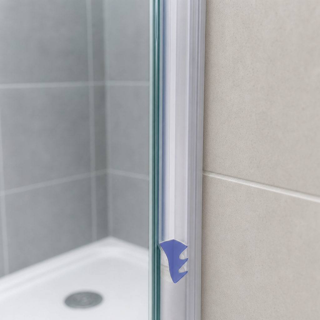 Bifold Channel T Shower Seal – 25mm Gap, 1000mm/2000mm