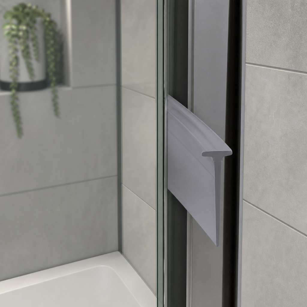 Bifold Channel T Shower Seal for 12-17mm Gap – 7.5mm Width