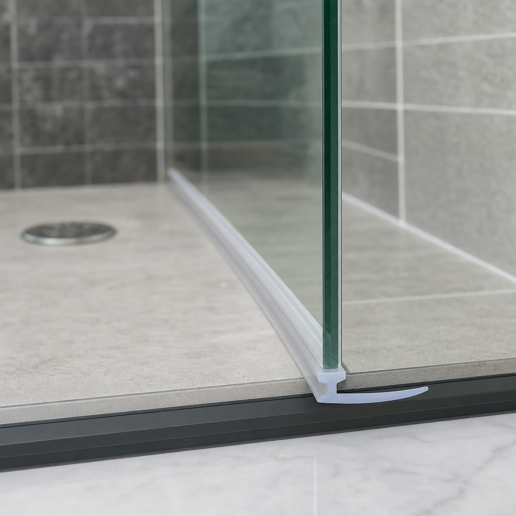 Bifold Channel T Shower Seal – 3.5mm Wide for 1-3mm Gaps