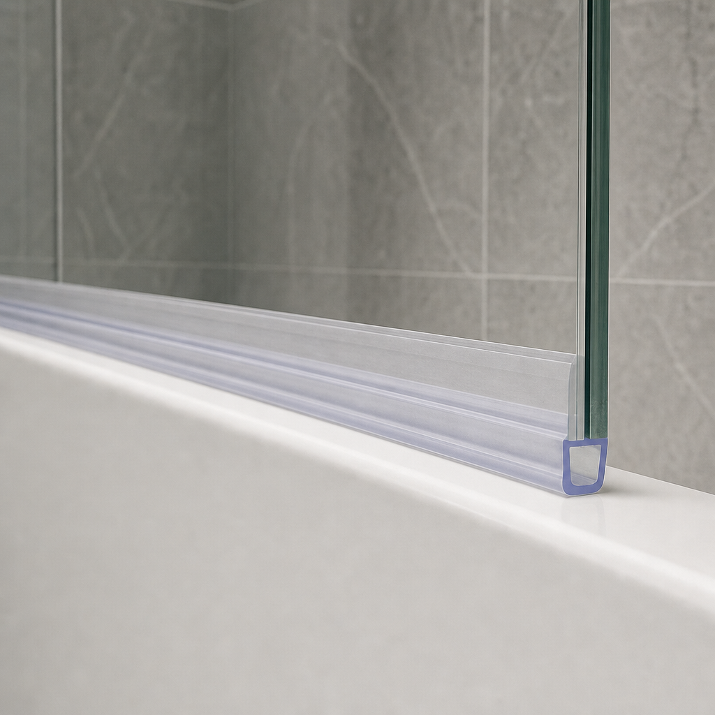 Bifold Channel T Shower Seal – 7mm Channel, 5-10mm Gap