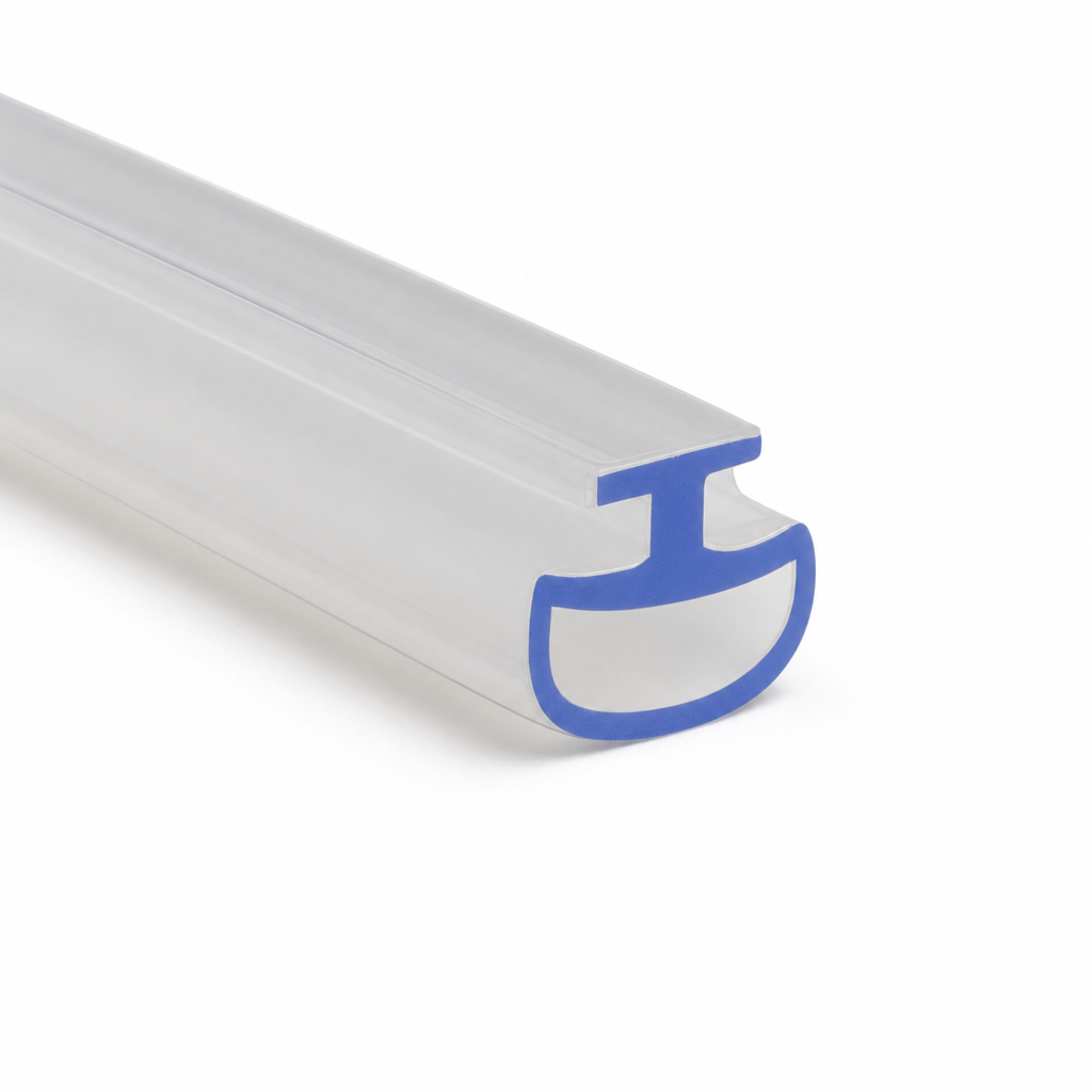 Bifold Channel T Shower Seal for 7mm Channel – Seals 2-7mm Gap