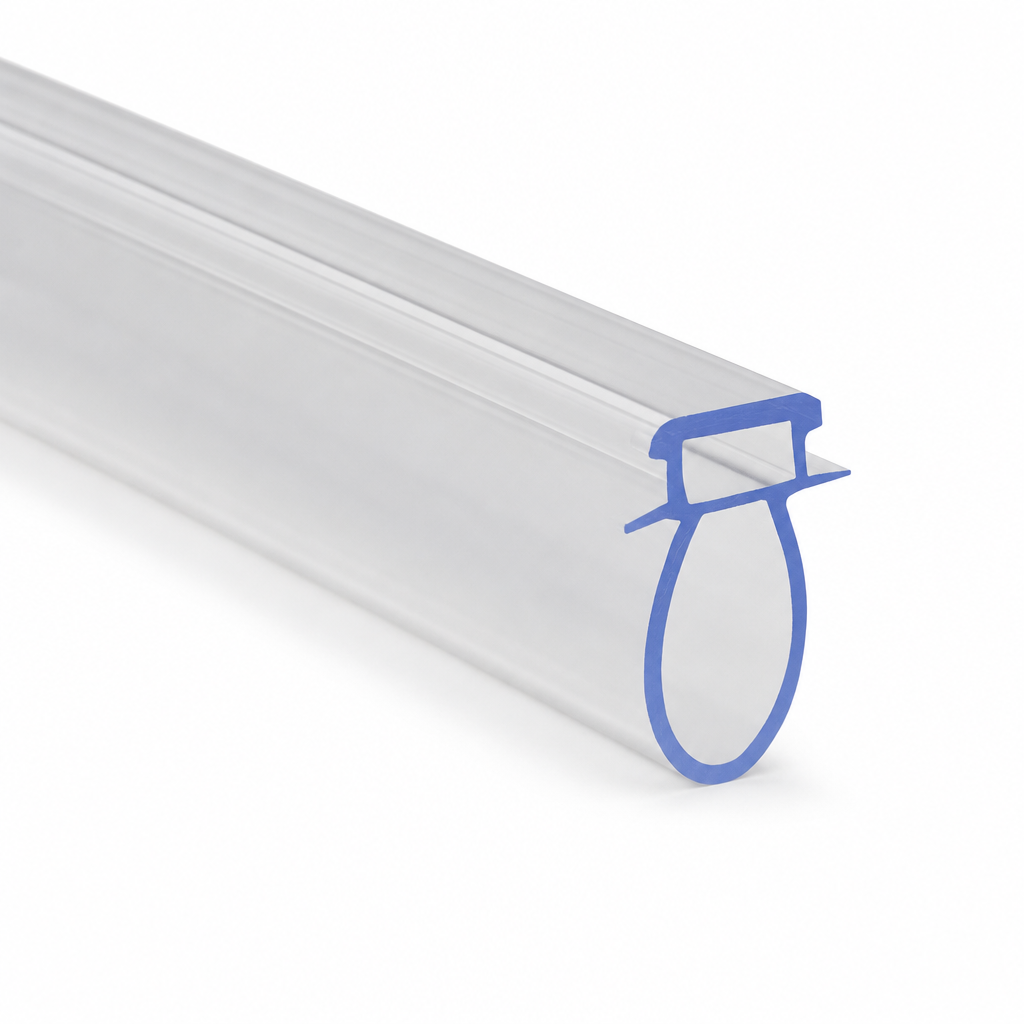 Bifold Channel T Shower Seal – 25mm Sample, 1000mm, 2000mm