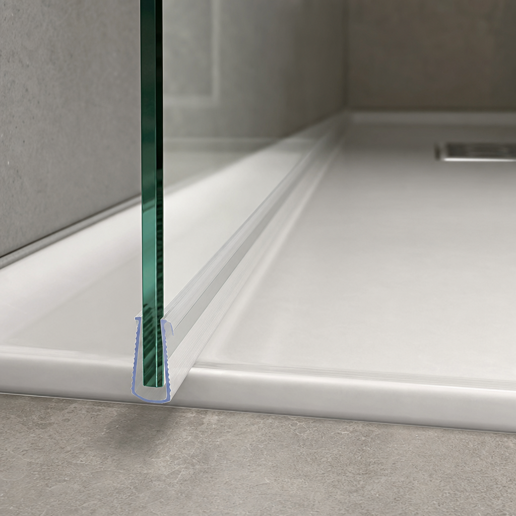 Bifold Channel T Shower Seal for 8mm Glass – 900mm & 2000mm