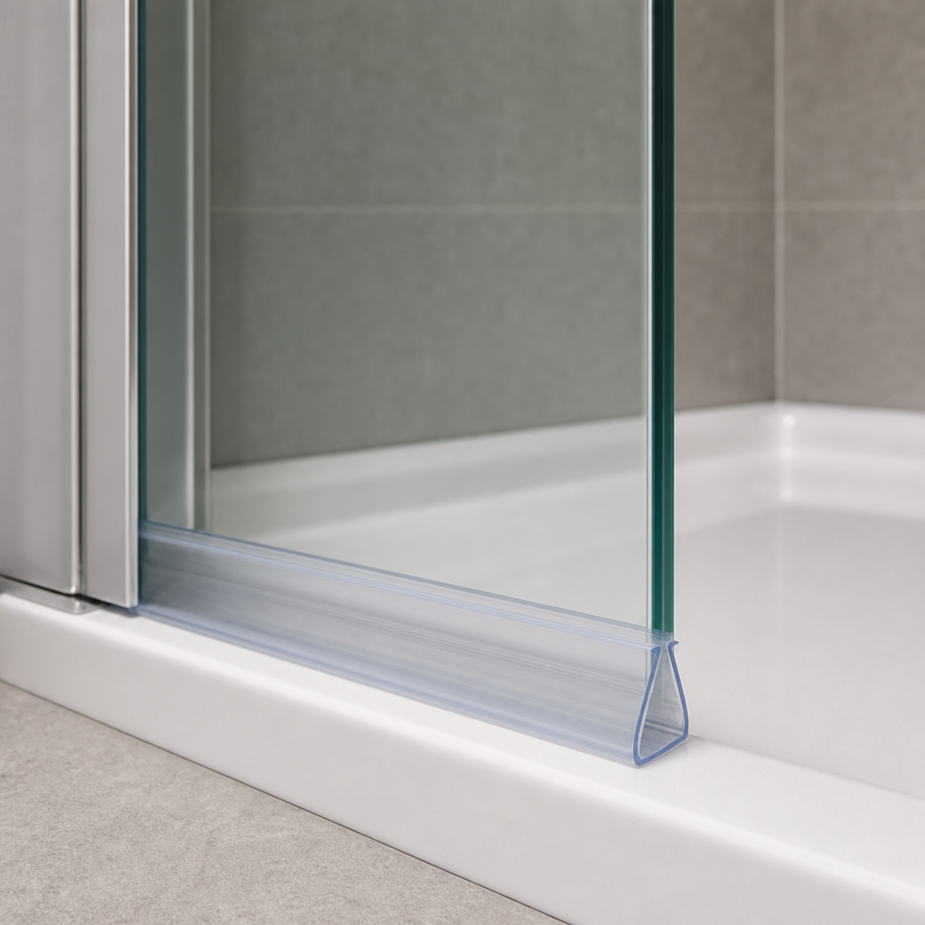 Bifold Channel T Shower Seal for 10mm Glass – 900mm & 2000mm