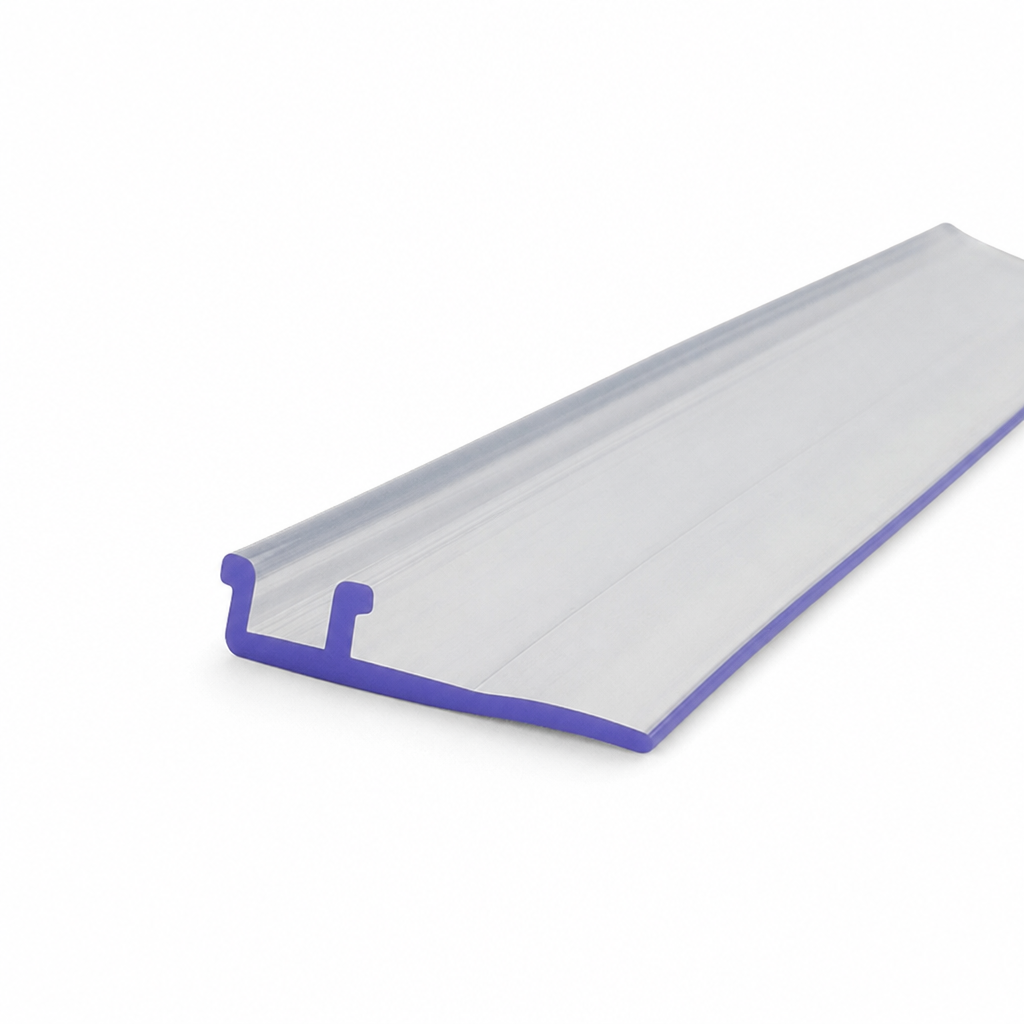Bifold Channel T Shower Seal – Rigid PVC, 900mm & 2000mm