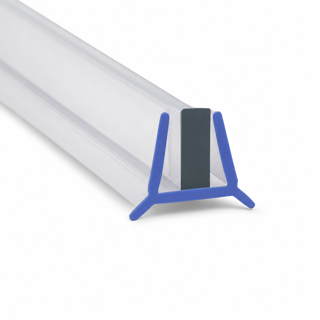 Bifold Channel T Shower Seal for 8-10mm Glass – Seals 1-4mm Gap