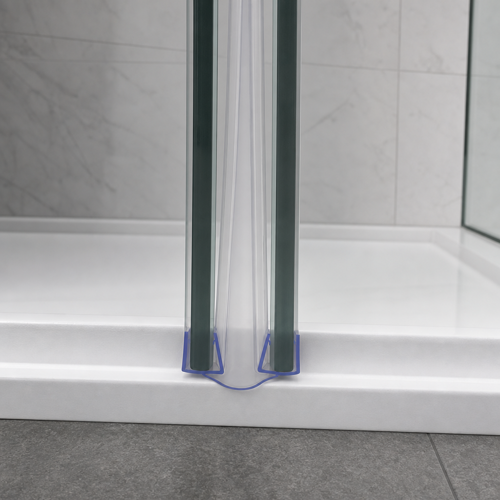 Bifold Channel T Shower Seal for 4-6mm Glass – 20mm Gap