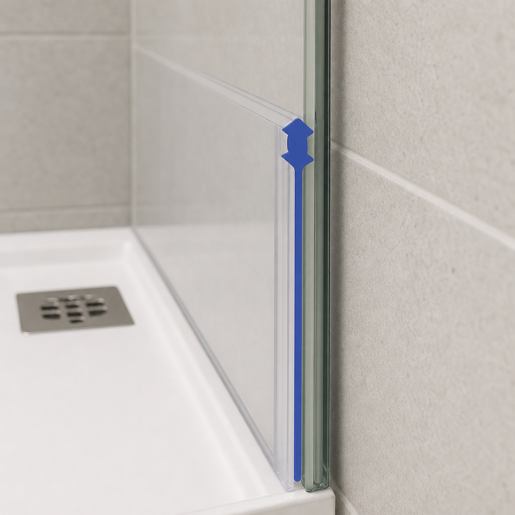 Bifold Channel T Shower Seal for 5mm Channel – Seals 13-18mm Gap