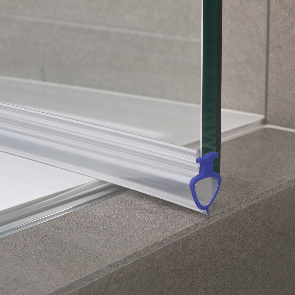 Bifold Channel T Shower Seal for 6mm Channel – Seals 9-14mm Gap