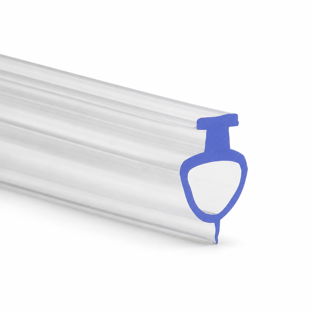 Bifold Channel T Shower Seal for 6mm Channel – Seals 9-14mm Gap