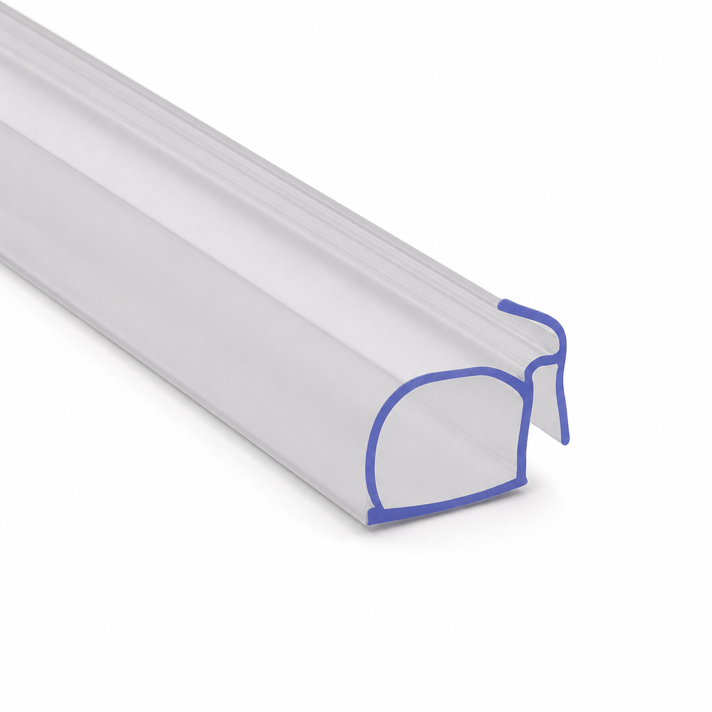 Bifold Channel T Shower Seal – 25mm Gap, 900mm & 2000mm