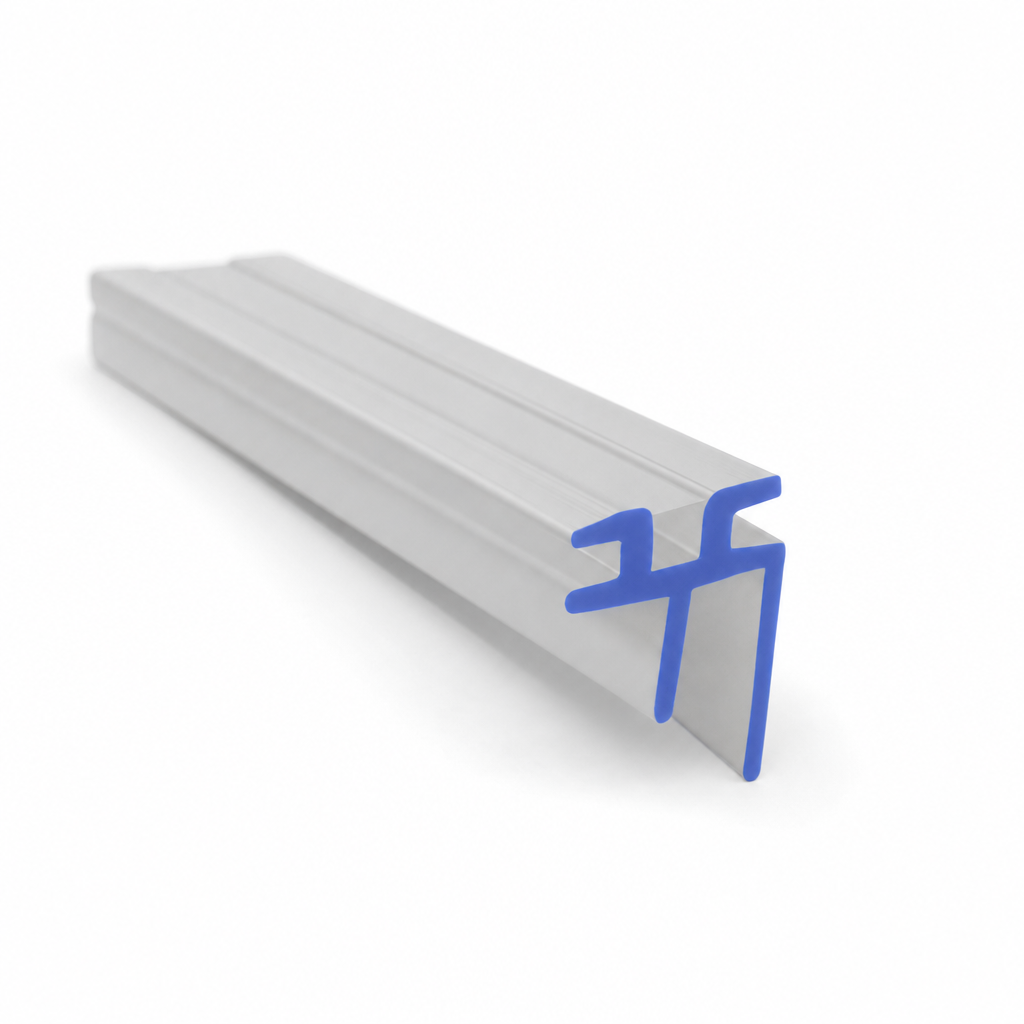 Bifold Channel T Shower Seal – 8mm Channel, Seals 11-14mm Gap