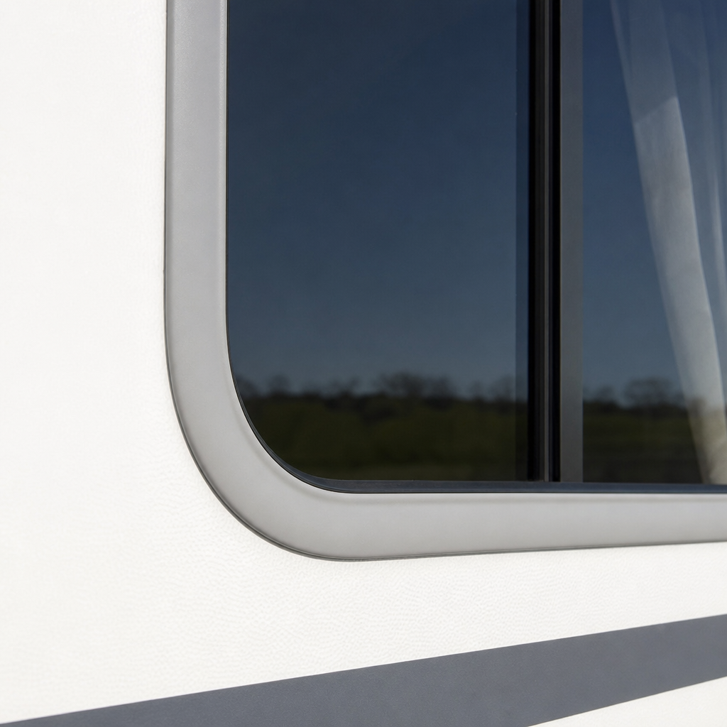 Light Grey Cover Strip 23mm – Caravan & Motorhome Windows