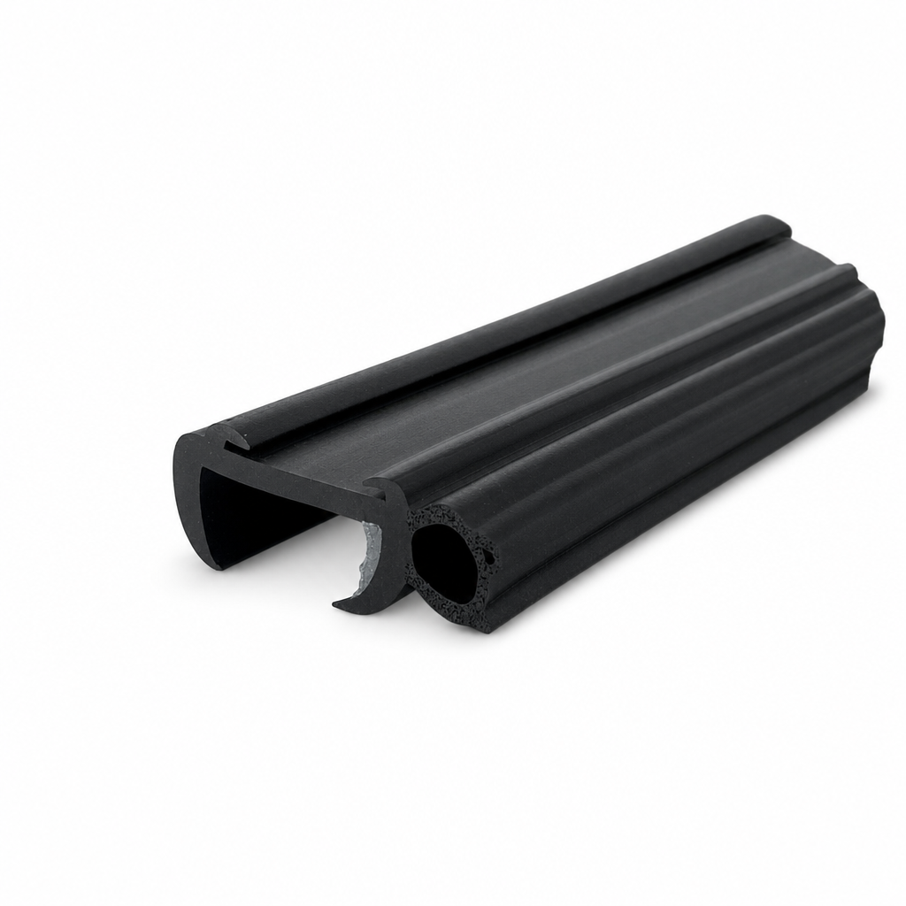 Caravan Window Rubber Seal 30mm Panel 13.5mm Bulb – Per Metre
