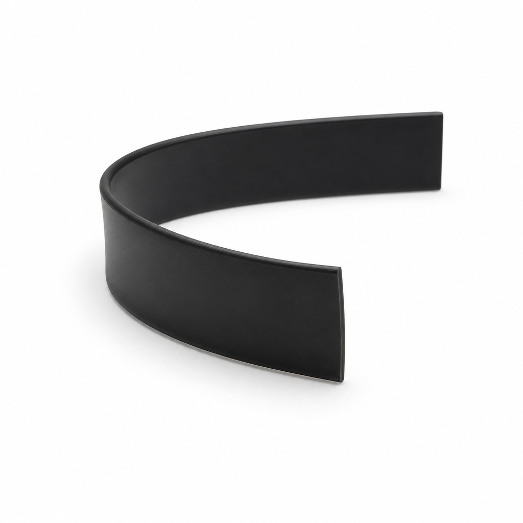 Black Cover Strip for Caravan Window Seals 25mm Wide – Per Metre