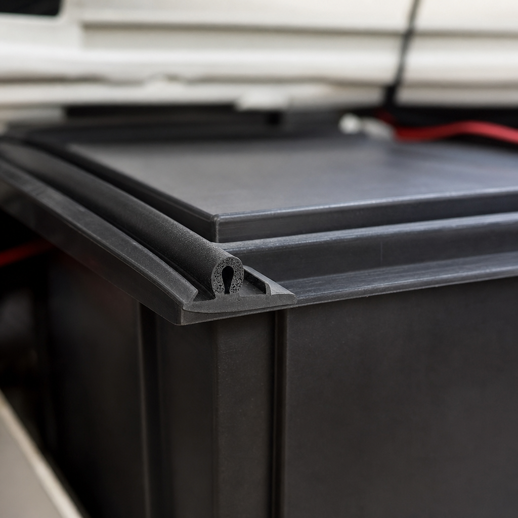 EPDM Battery Box Seal 25.4mm x 5mm – Per Metre