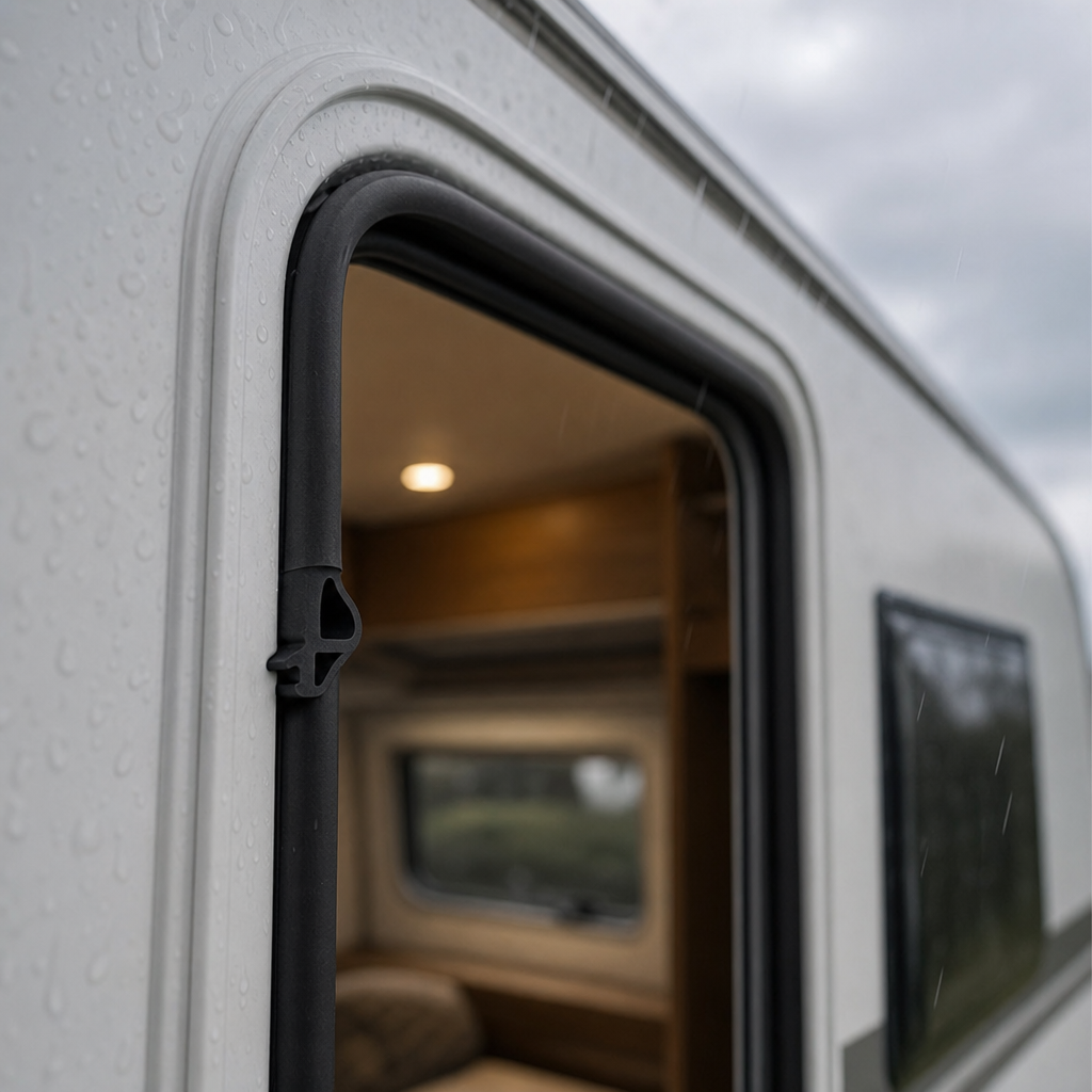 EPDM Caravan Door Seal 25mm x 10mm – Per 25 Metre Coil