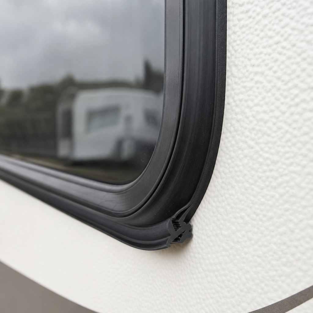 Fixed Window Rubber Seal 25mm Panel – Per Metre