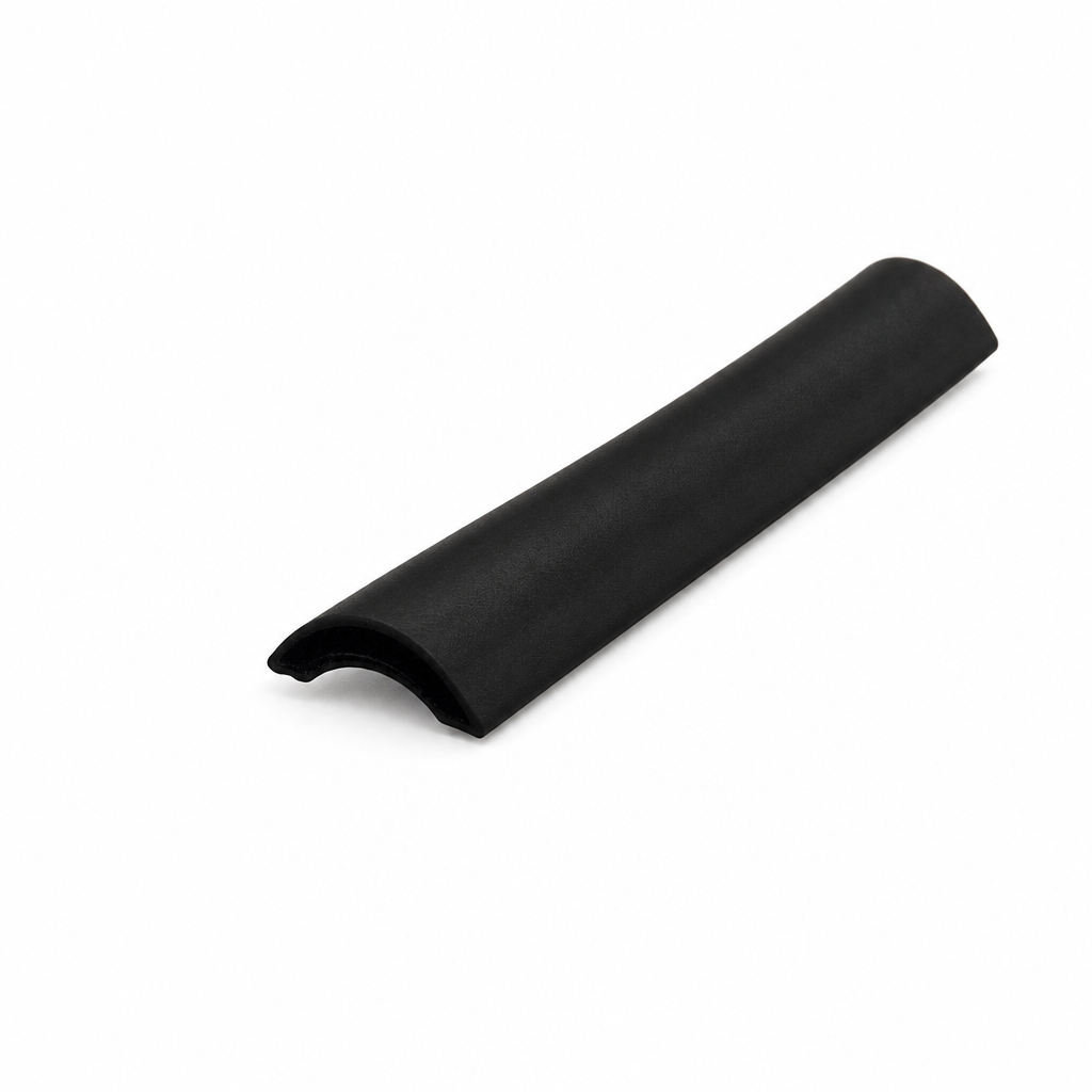 Black Awning Rail Insert Trim 12.3mm – Per Metre