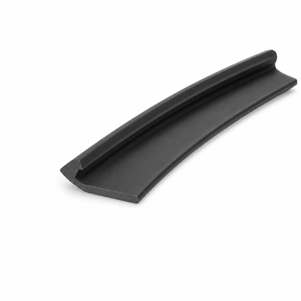 Black Door Frame Trim 16.9mm x 5.6mm – Per 30 Metre Coil