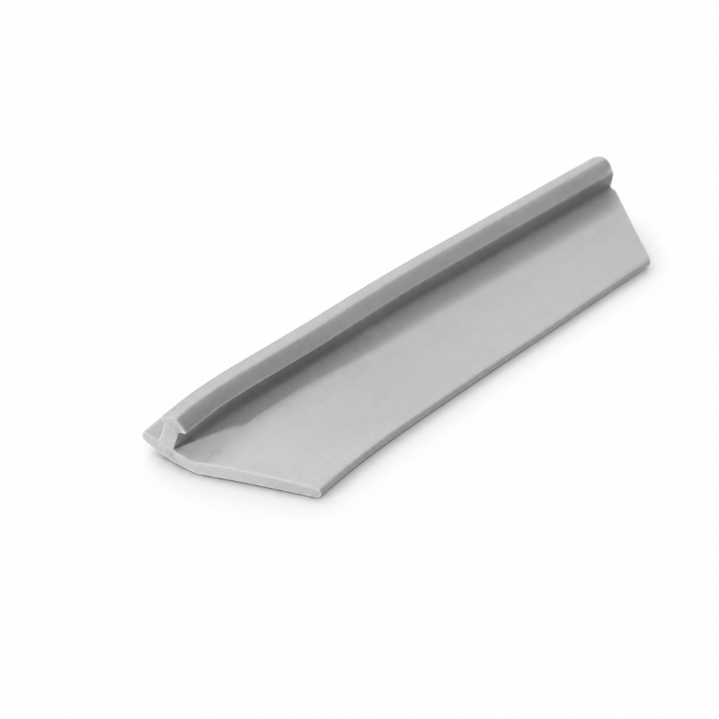 Grey PVC Door Frame Trim 16.9mm x 5.6mm – Per Metre