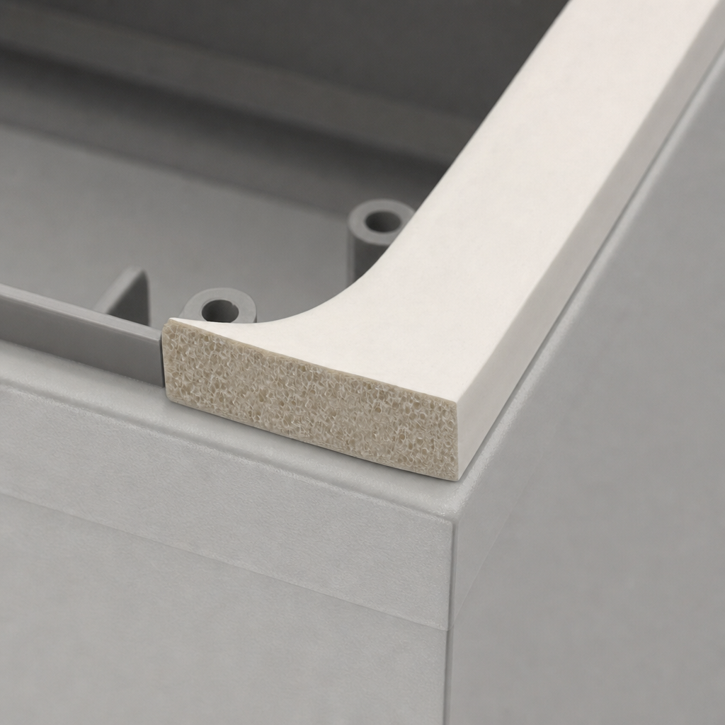 Expanded Silicone Strip 50mm x 10mm – Per Metre